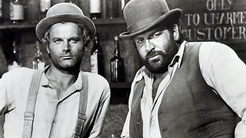 Vier Fäuste für ein Halleluja - Terence Hill Bud Spencer (schwarz)